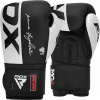 Boxerské rukavice rdx bgr-f4b-16oz 16 oz (Boxerské rukavice rdx rex f4 biela/čierna čierna)