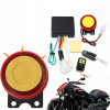 ALARM NA MOTOR SKÚTRA ŠTVORKOLKY MOTOCYKLA + 2 DIAĽKOVÉ OVLÁDAČE