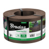 Okraj trávnika BRADAS WOOD BORDER 13 cm x 10 m - hnedý