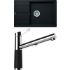 Set Schock S19-7 (dřez Manhattan D-100LS Nero + baterie SC-510.120 Nero)
