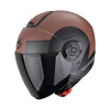 Helma SCORPION EXO-CITY II SHEER matná hnědo/černá - L - Novinky