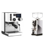 Rancilio Silvia BC PID, white + Eureka Mignon Turbo, CR chrome