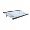 Strieška nad vchodové dvere - Podkrovie Antracite Canopy 140x45 cm (PODKRÝVKA ANTRACITOVÁ 140X45 CM)