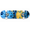 Skateboard športový s alu podvozkom a protišmykom na rekreačné účely modrá
