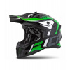 Prilba Cross Pro II Contra, Cassidy (zelená perleť / čierna / sivá / biela) XS (53 až 54 cm)