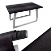 KIK KX10163 Fólia metalická kartáčovaná čierna 1,52x30 m