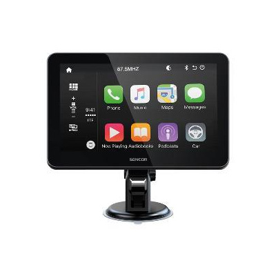 Touch Multimedia Display with Apple CarPlay/Android Auto, SCT M750BWT