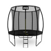 Trampolína 250cm Aga SPORT EXCLUSIVE Čierna + ochranná sieť + rebrík (Trampolína 250cm)