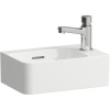 LAUFEN Val závesné umývadielko s otvorom vpravo, s prepadom, 340 x 220 mm, biela, H8152800001061