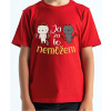 Fajntričko Kids Detské tričko - Ja za to nemôžem, Farba **červená**, Strih/ Variant UNISEX