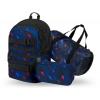BAAGL A-35382 Skate Indigo, školský set 3-dielny, batoh+peračník+športová taška