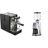 Stone Espresso Plus + Eureka Atom Specialty 75, chrome