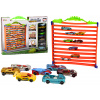 LEAN TOYS Garážová parkovacia autodráha 2v1 360*