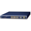 Planét GS-4210-16UP4C L2 switch, 20x1Gb, 4x1Gb SFP, 16x PoE 802.3bt 400W