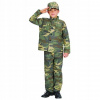 Kostým pre chlapca- Vojací outfit Vojenský veterán je 110-120 (Kostým vojakov zamaskuje Commandos 110 cm)