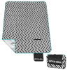 PICNIC ZIGZAG Pikniková deka s popruhom, 180 x 210 cm SPOKEY