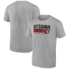 Fanatics Pánské tričko Ottawa Senators NHL Jet Speed T-Shirt - Heathered Gray Veľkosť: XL