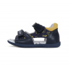 Chlapčenské kožené sandále D.D.STEP G075-41658 royal blue 19-24