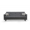 Rozkladacia pohovka Polya 3 Dark Grey