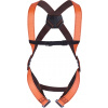 DELTA HAR11 / Jednobodový postroj - oranžová S/M/L