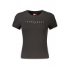 Dámske tričko s krátkym rukávom od značky TOMMY HILFIGER, čierne L Nero