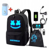 Marshmello Backpack School Sack USB Veľká sada (Marshmello Backpack School Sack USB Veľká sada)