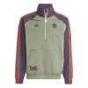 adidas Bayern Munich Originals Icon Half Zip Jacket Mens Green/Black XL