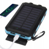POWER BANK SŁONECZNY 30000mAh PRACHOTESNÁ S KOMPASOM A LED CAMPINGOM NA CESTOVANIE