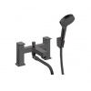 Hansgrohe Vernis Shape - Batéria na okraj vane s príslušenstvom, 2-otvorová inštalácia, matná čierna 71462670