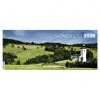 Stolový kalendár riadkový Slovensko 29,7 × 12,5 c;m 2026