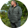 Bunda RidgeMonkey APEarel ThermaPro Hybrid Coat Green - XXXL