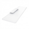 NIMCO Maya polička bez ohrádky 50 x 11 cm matné sklo/matná biela MAB 29091B-50-05