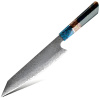 IZMAEL Damaškový kuchynský nôž Saltama Kiritsuke/Tmavo Zelená 20 cm