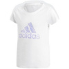 adidas Tričká s krátkym rukávom Essentials Performance Logo Tee Biela