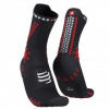 COMPRESSPORT PRO RACING SOCKS V4.0 TRAIL black/red T2 podkolenky