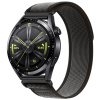 BStrap Velcro Nylon remienok na Huawei Watch GT 42mm, black gray SSG029C0202