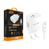 ALIGATOR PD 20W rýchlonabíjačka USB-C, kábel USB-C/USB-C, biela