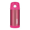 Thermos FUNtainer - detská termoska so slamkou - celá ružová 355 ml Veľkosť: ks