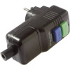 AS Schwabe 45209 mezizásuvkový prúdový chránič 230 V čierna IP44; 45209