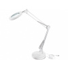 Extol light Lampa stolní s lupou, USB napájení, bílá, 2400lm, 3 barvy světla, 5x zvětšení