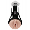Pipedream PDX Elite Cock Compressor Vibrating Stroker Light/Black, realistická umelá vagína
