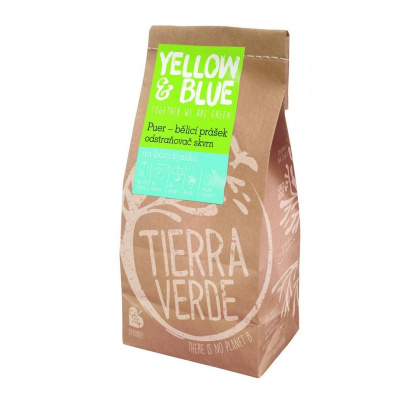 Tierra Verde Puer - bieliaci prášok na pranie (vrece 1 kg)