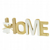 Dekorace HOME se zajíčkem 7,5x21,5 cm