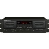 Tascam 202MKVII Dvojitý kazetový magnetofón s USB výstupom, čierny