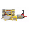 Bruder 62251 BWORLD Pobočka přepravce DHL s figurkou