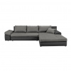 Carryhome ROHOVÁ SEDACIA SÚPRAVA, textil, sivá, tmavosivá - Sedačky - 000553002728