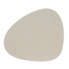 LIND DNA Prestieranie CURVE CORDUROY 37 x 44 cm, ustricovo biela, koža