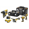 DeWALT Náradie - 10-dielna súprava AKU náradia, batérií a nabíjačky DCK428P3T