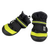 DUVO+ Topánky pre psov s reflexnou páskou XXL 9,5x11,4cm 4ks čierne (DUVO+ Topánky pre psov s reflexnou páskou XXL 9,5x11,4cm 4ks čierne)