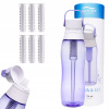 Filtračná fľaša Aqualogis Aqua&Go 0,75 l fialová